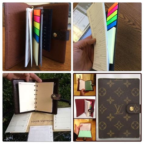 louis vuitton diary inserts 2018|louis vuitton refill ring.